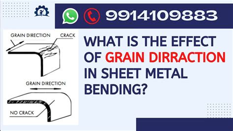 effect of grain direction in sheet metal bending|grain bending sheet metal.